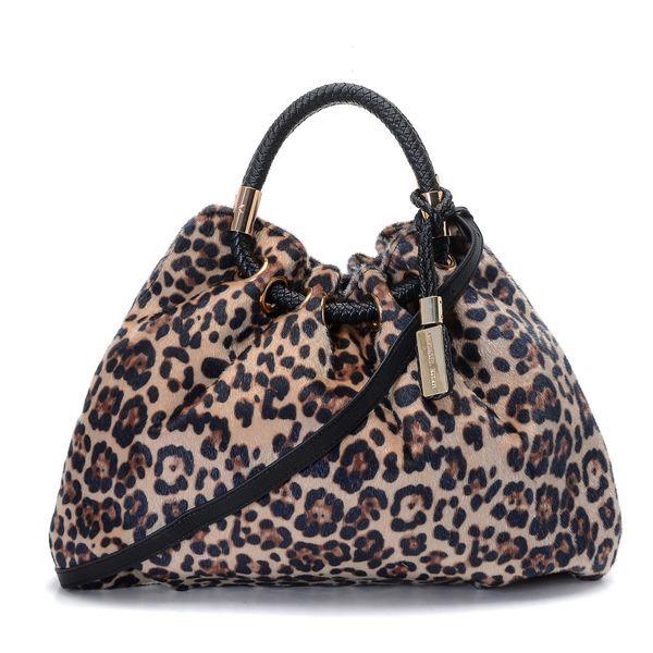 michael kors skorpios texturød skinn ring tote leopard Nettbutikk 1ip5i